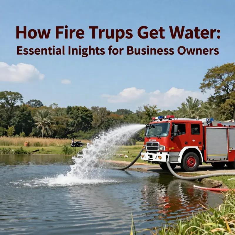 Firefighters at work connecting a fire truck to a hydrant in an urban setting.