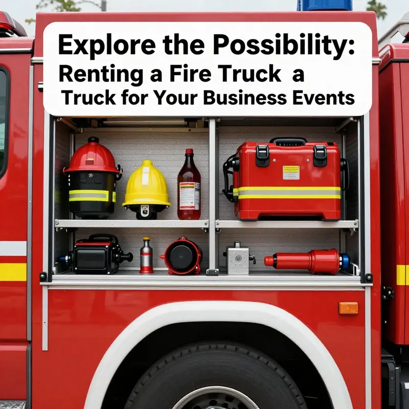 A fire truck brings joy to a children’s birthday party, showcasing its appeal for special events.