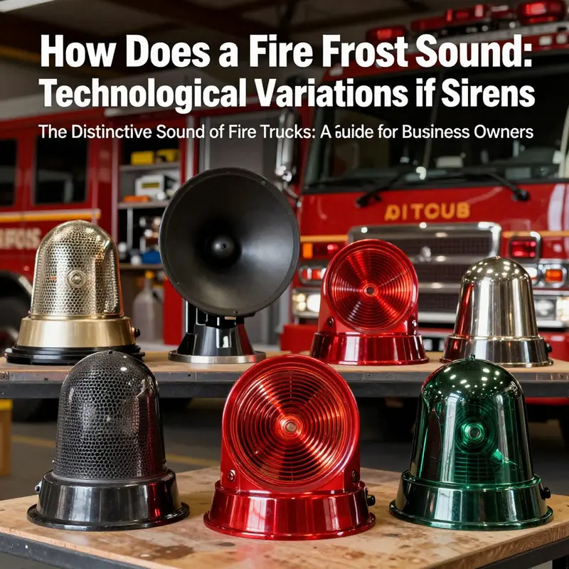 Fire truck exhibiting siren patterns, crucial for public safety awareness.