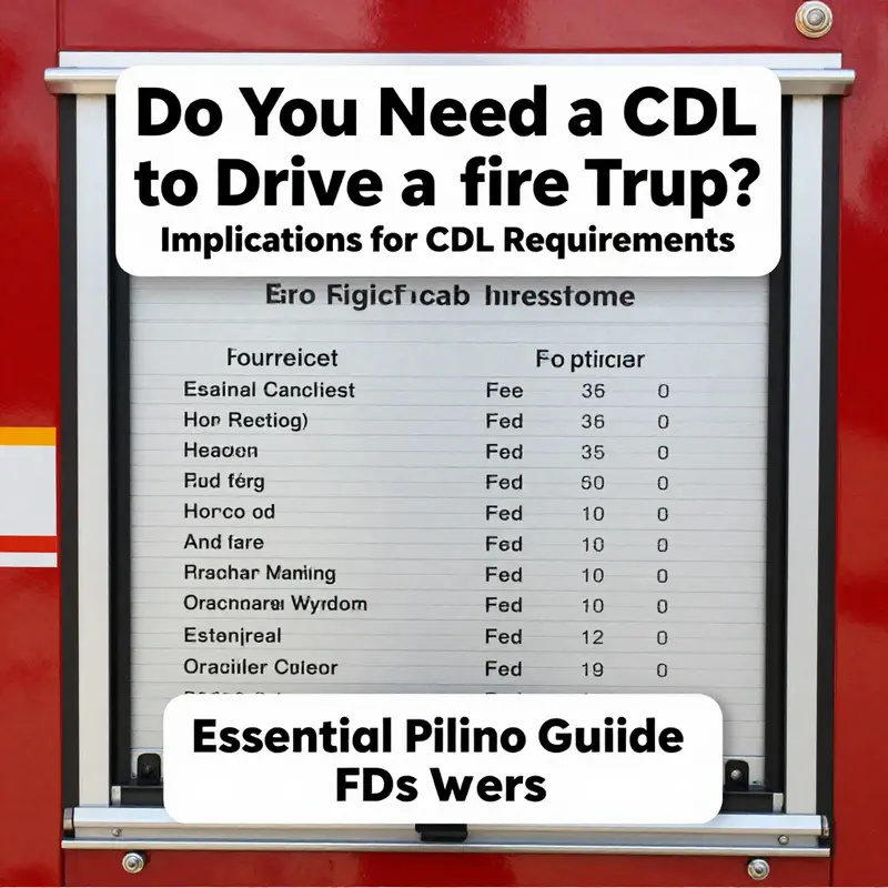 A firefighter reviewing regulations related to driving fire trucks.