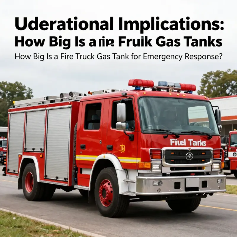 Exploring the dimensions and construction of a fire truck’s fuel tank.