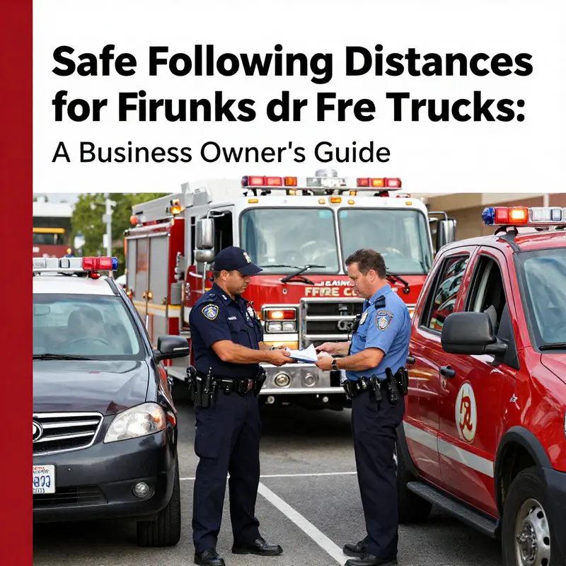 Fire truck responding to an emergency with vehicles yielding safely.