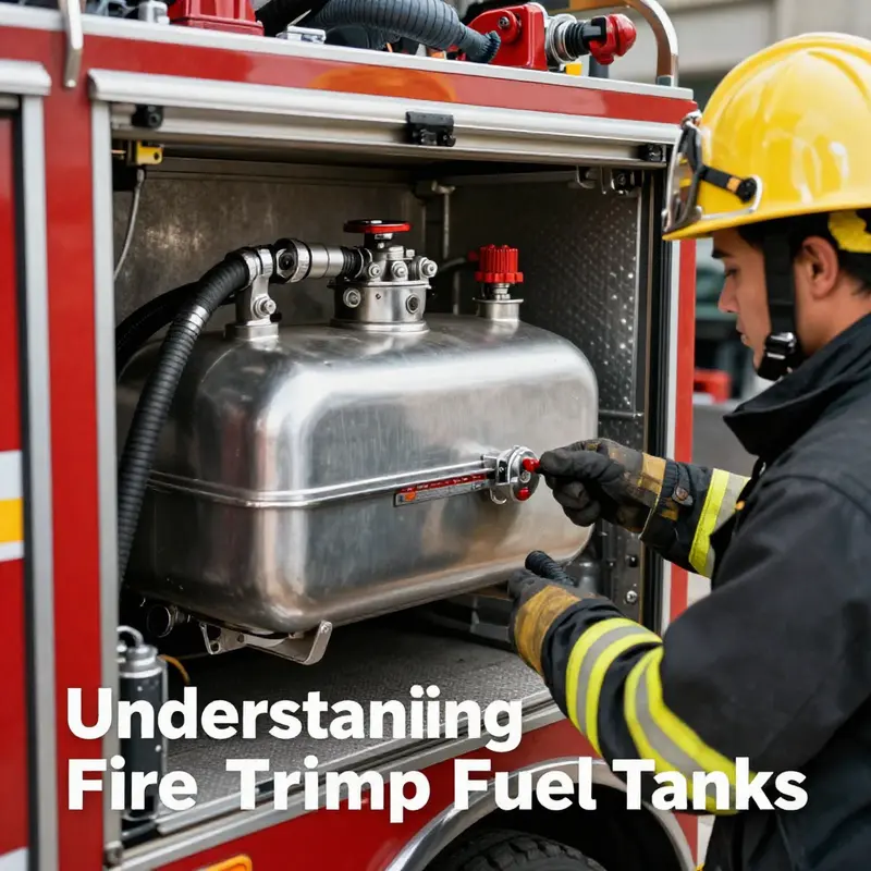 Exploring the dimensions and construction of a fire truck’s fuel tank.