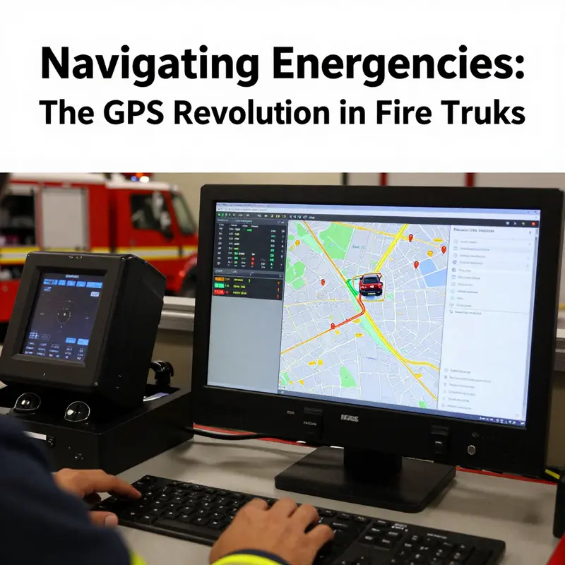 Enhanced emergency response by fire trucks equipped with GPS technology.