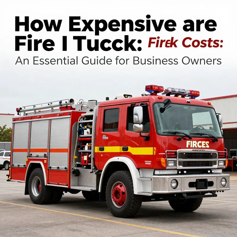 Basic water tank fire trucks are essential for rural communities, starting around $35,500.