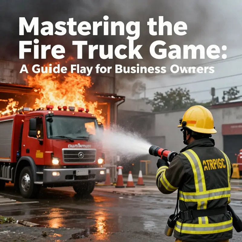 Fire truck navigating through an urban environment to reach an emergency scene.