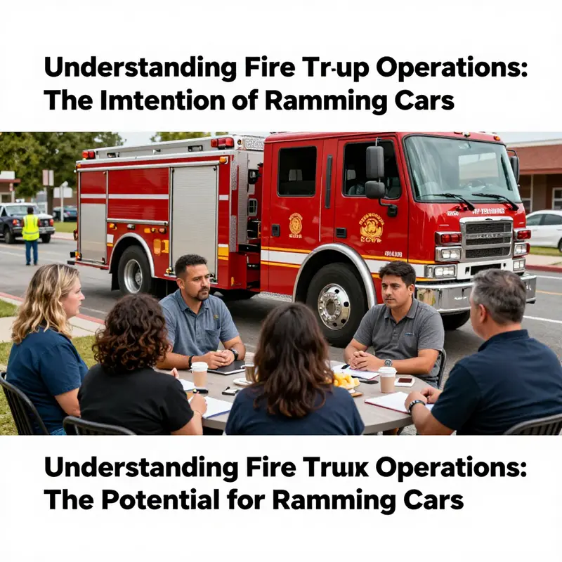 Fire trucks are primarily designed for emergency response, with the ability to interact with obstacles when necessary.