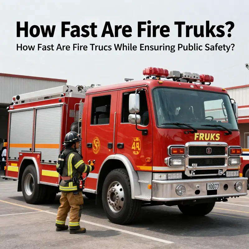 Fire truck navigating urban roads, showcasing its speed and adaptability in city environments.
