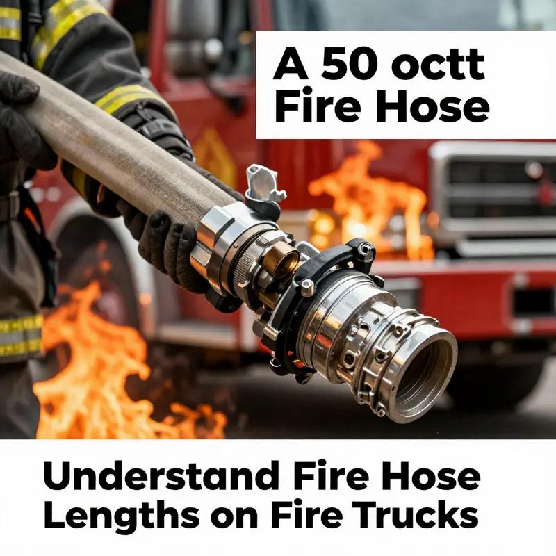 Firefighters deploy a 50-foot hose as part of standard firefighting operations.