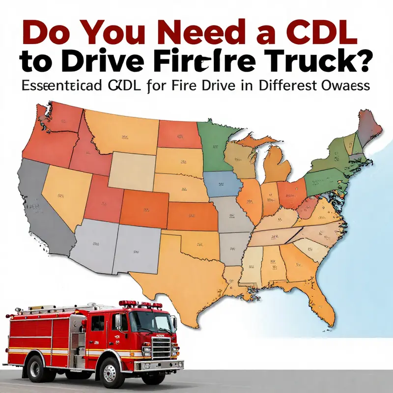 A firefighter reviewing regulations related to driving fire trucks.