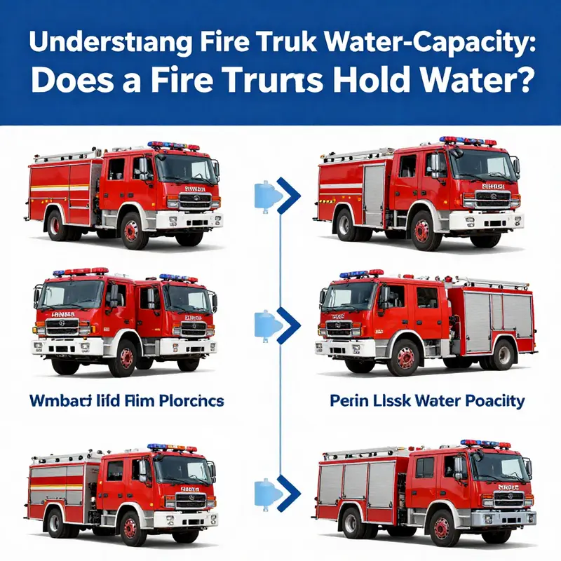 Fire truck showcasing its impressive water storage capacity vital for firefighting.