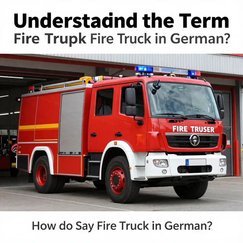 Das Feuerwehrauto is a vital component of German fire departments.