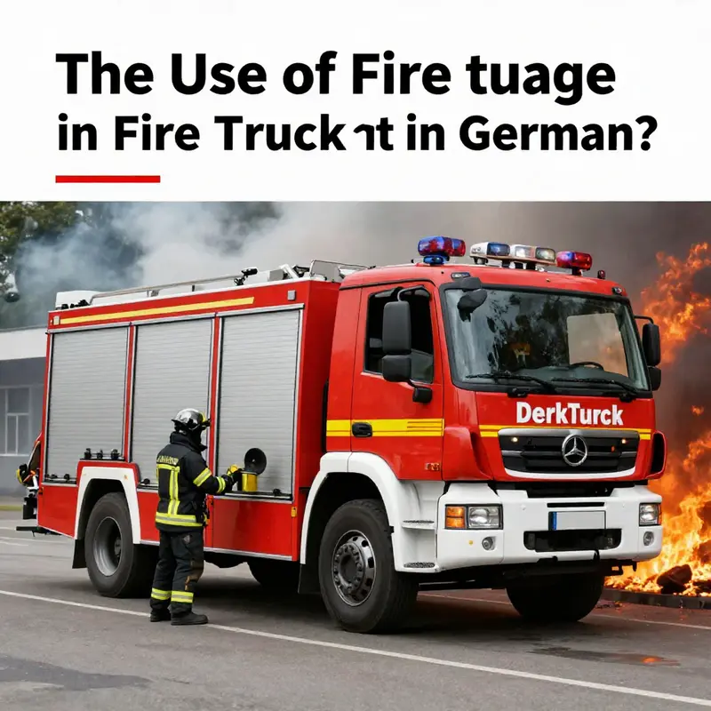 Das Feuerwehrauto is a vital component of German fire departments.