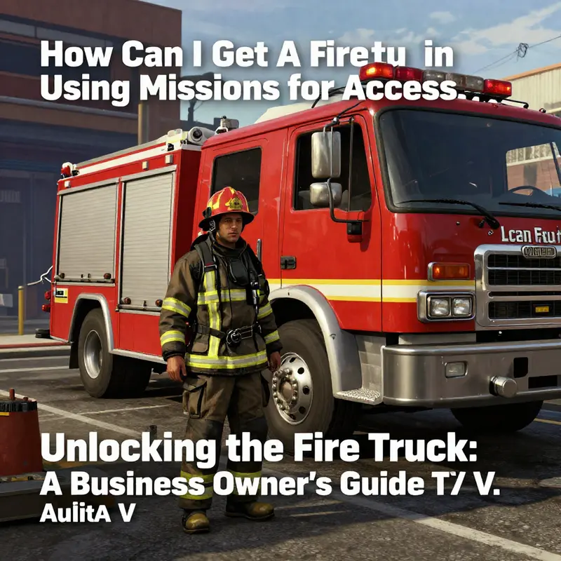 The player in GTA V calling the fire department for a fire truck.