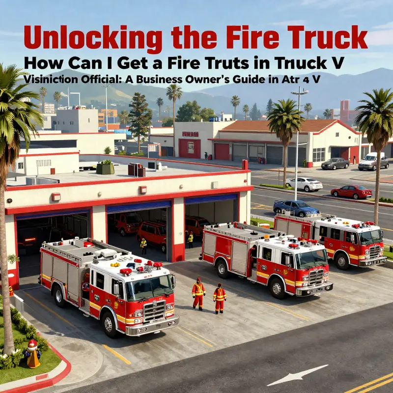 The player in GTA V calling the fire department for a fire truck.
